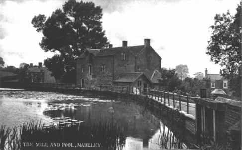 Mill and Pool in the Early 1900s