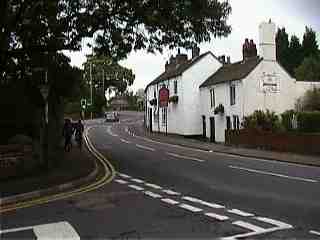 From Moss Lane looking towards New Road